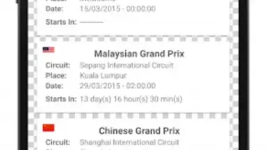 Formula Race Calendar screenshot 8