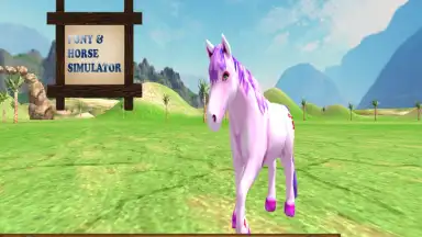 Pony Horse Simulator Kids 3D screenshot 10