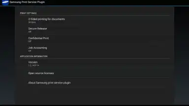 Samsung Print Service Plugin screenshot 3