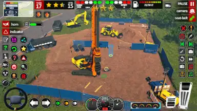 JCB Game Snow Excavator Games screenshot 1