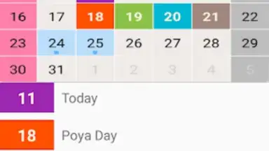 Ceylon Calendar 2015 screenshot 12