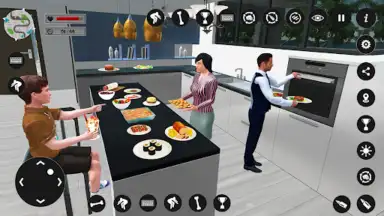 Virtual Rent Home Happy Family screenshot 2