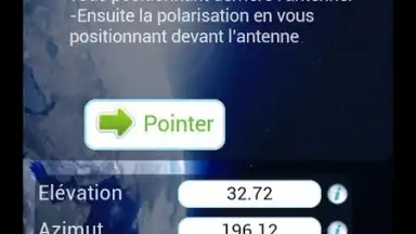 Eutelsat satellite finder screenshot 2