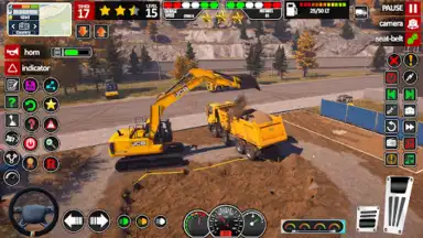 JCB Game Snow Excavator Games screenshot 6