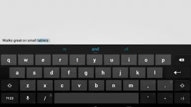 Android Keyboard (AOSP) screenshot 1