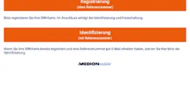 ALDI TALK Registration screenshot 2