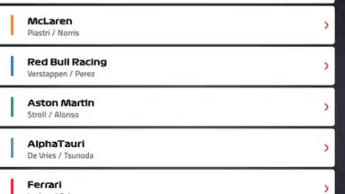 Official F1 ® App screenshot 18