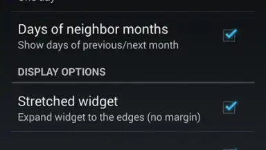 Month Calendar Widget screenshot 4