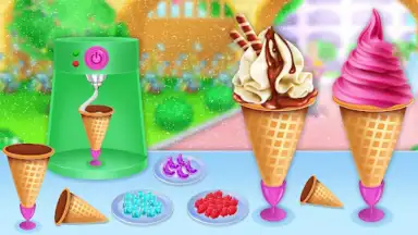 Ice Cream Shop Cone Maker Game screenshot 4