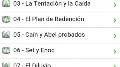 Historia Patriarcas y Profetas screenshot 2