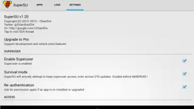 SuperSU screenshot 3