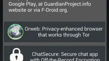 Orbot: Tor on Android screenshot 3