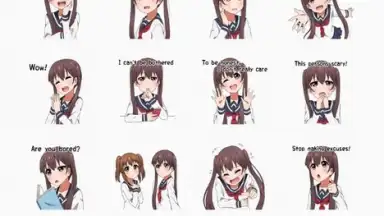 Otaku Nadu Sticker Pack screenshot 4