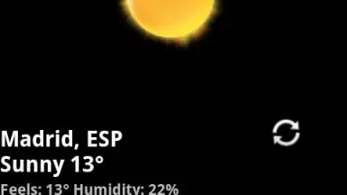 Rings Digital Weather Clock screenshot 3