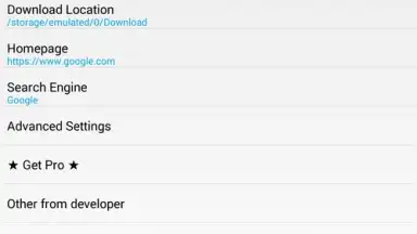 Now Browser screenshot 1