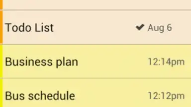 ColorNote Notepad screenshot 6