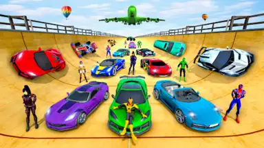 Superhero Car Stunt- Car Games screenshot 5