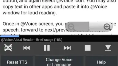 Voice Aloud Reader screenshot 2