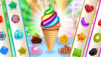 Ice Cream Shop Cone Maker Game screenshot 3