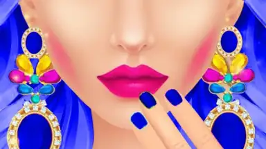 Blue Princess Makeup Salon Games For Girls screenshot 3