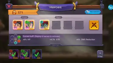 Tap Heroes: Clicker War screenshot 8