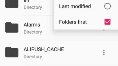 Framaroot File Manager screenshot 2
