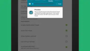 Material Status Bar screenshot 1