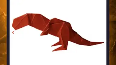 Origami dinosaurs paper shapes screenshot 14