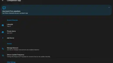 Home Assistant screenshot 2