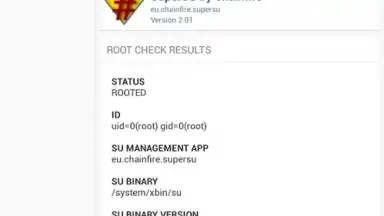 Root Check screenshot 2
