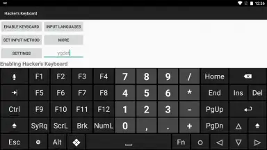 Hacker's Keyboard screenshot 1