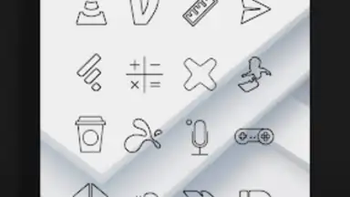 Lines Dark - Icon Pack screenshot 12