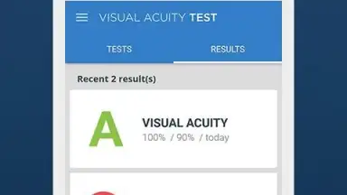 Тест Остроты Зрения screenshot 1