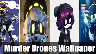 Murder Drones Wallpapers HD 4K screenshot 8