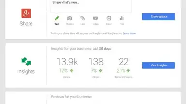 Google My Business screenshot 1