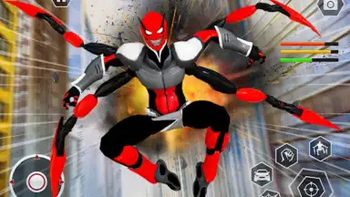 Black Spider Rope Superhero screenshot 6