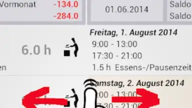 Arbeitszeiterfassung screenshot 7
