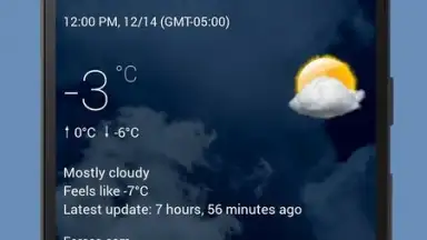 Transparent Clock Weather Cisco screenshot 8