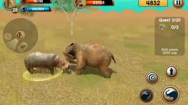 Wild Elephant Sim 3D screenshot 3