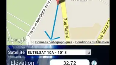Eutelsat satellite finder screenshot 4