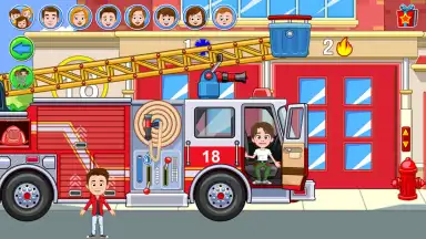 My Town : Firestation Free screenshot 8