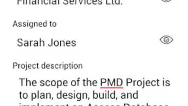 MobiDB Project Management screenshot 11
