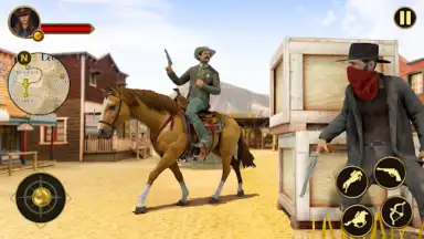 West Cowboy Games Horse Riding screenshot 6