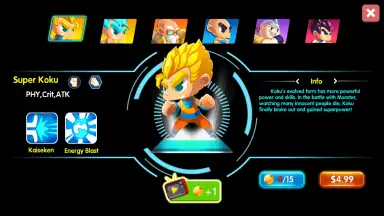 Dragon Z Quest Action RPG screenshot 8