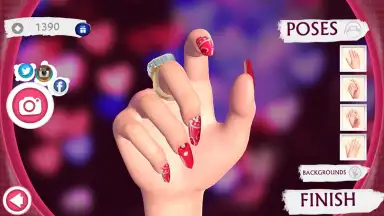 Cute Nail Art Designs Game 3D screenshot 4