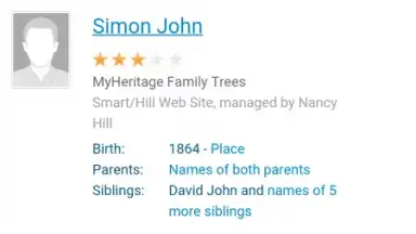 MyHeritage screenshot 2