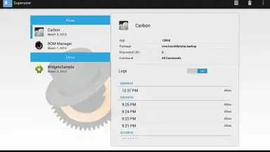 Superuser (for Android 4) screenshot 6