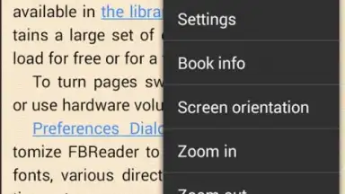 FBReader screenshot 2