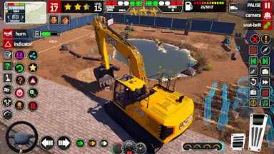 JCB Game Snow Excavator Games screenshot 4