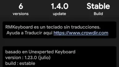 RM Keyboard screenshot 1